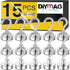 DIYMAG Magnetic Hooks - 30Lbs Strong Heavy Duty Cruise Magnet Hooks for Classroom, Fridge, Kitchen, Garage, Office, 15