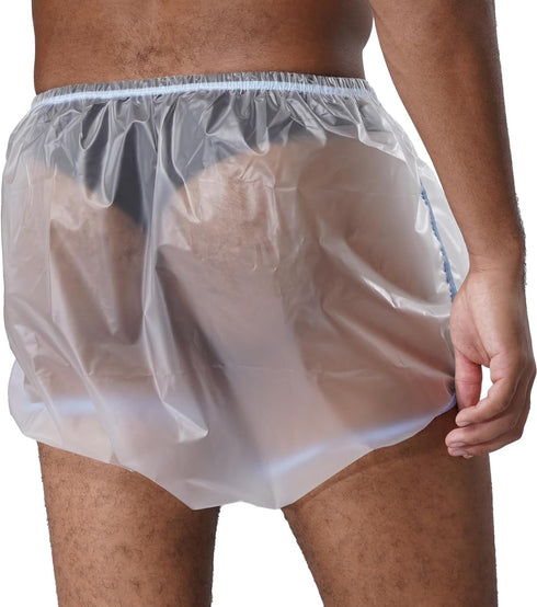 Xroufi Adults Unisex Transparent Waterproof Diaper Cover Incision Protector for Circumcision Patient