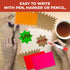 Janrax Pack 120 200 150mm of Brown Kraft Flashes x