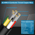 RESHAKE 20 Gauge 5 Conductor Wire, 10FT Tinned Copper 5 Wire Cable, Stranded Electrical Wires for Sprinkler,