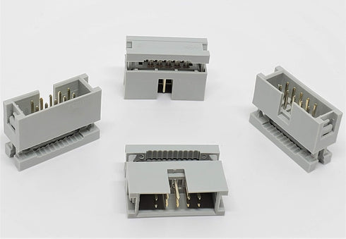Pc Accessories - Connectors Pro 10-Pack 2X5 10P Dual Rows 2.54mm 0.1" Pitch Shrouded IDC Male Header Connectors