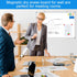 White Board Dry Erase Whiteboard for Wall, 36" x 24", Aluminum Presentation Magnetic with Long Pen Tray