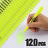 cloudriver Yellow Highlighters, Bulk Pack of 120, Bright Color, Chisel Tip, Quick Drying Ink for Home, School & Office
