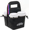 Drink Caddy Portable Drink Carrier and Reusable Coffee Cup Holder - 4 Cup Collapsible Tote Bag with Organizer Pockets