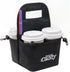 Drink Caddy Portable Drink Carrier and Reusable Coffee Cup Holder - 4 Cup Collapsible Tote Bag with Organizer Pockets