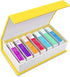 35PCS Prepared Microscope Slides with 7 Types Specimens, Insect/Plant Glass Sample for Kids Adults