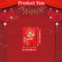 Chinese Hong Bao, 5 * 3.1 inch Greetings Chinese Money Lucky Red Envelopes for Chinese New Year, Chinese Festival, Hong Bao Cash Red Pockets for Birthday Wedding Spring Festival by KOOTAU