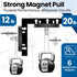 10Pack M4 ULIBERMAGNET Anti-Scratch Neodymium Magnet with Rubber Coated and Female Thread,Super Strong Magnetic