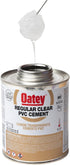 Oatey 30246 4 oz. PVC Regular Clear Cement and 4 oz. NSF Purple Primer Handy Pack