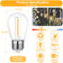 Mlambert LED String Light Bulbs, Shatterproof Outdoor S14 Replacement, Waterproof 1W, 15 Pack