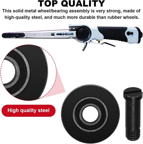 3037PAS Pneumatic Belt Sander Bearing, Fits Astro Pneumatic Tool Pulley Assembly (2PCS)