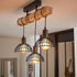 1 Bulb (C005) KUMGROT Pcs Mini Metal Wire Cage Hanging Pendant Lamp Shade Cover Guard Industrial Lamp Holders Ceiling