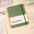 FLYING EAGLE Spiral Notebook College Ruled 8.5 X 11 with Tab Stickers Hardcover Notebook Journal A4 Large Note Book Notebooks for Work Note Taking School Office Women Men Writing, 220 Pages, Green