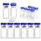otwooi 2ml Sealed Empty Vials for Injection, Transparent Glass Vials with Self-Healing Injection Port, 10pcs