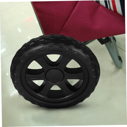 2pcs Zerodeko Heavy Duty for Utility Rolling Cart Replacement Shopping Cart Wheels Smooth Rolling Design Compatible