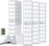 LED Closet Light with Charging Station, 6 Pcs 30LEDs 8'' Dimmer Rechargeable