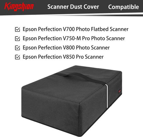 V700/V750/V750- Pro/V800/V850 Scanner Dust Cover, Scanner Protector compatible with Epson m photo film scanner (Dark