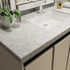 LACHEERY Faux Granite Contact Paper, Waterproof Self Adhesive Wallpaper for Kitchen Countertops, Grey 15.8"x80"
