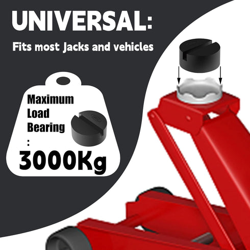 DEDC Pinch 4 Packs, Floor Jack Pad Universal Jack Stand Rubber Protector Car Adapter Oil Change Mush Haves, Change Tire