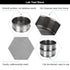 2 PCS 304 Stainless Steel Test Sieves, Lab Standard Test Sieve 200 Mesh 0.075mm + #80 Mesh 0.2mm Aperture, f10cm/4”Dia