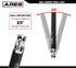 70257 Set 9-Piece Set T10-T50 S2 ARES - Extra Long Ball End Torx L-Key - Includes Sizes - Anti-Slip Textured Black