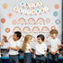 Groovy Happy Birthday Bulletin Board Set - Retro Hippie Birthday Cutouts for Classroom Decor