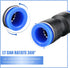 120 Pcs Straight Push Connectors, Quick Connect Air Hose Fittings for 6/8/10/12 mm Pneumatic Tubes