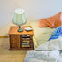 4 5.11X5.11X18.89 Inch DOITOOL Pcs Cloth Lamp Shades Bell Shaped Lampshades for Table Floor Wall Lamps Soft Light Shade