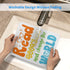 Cbvegt 10 12 Read Books & Change The World Inspirational Water Resistant Mouse Pad with Stitched Edge Computer Mouse