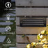 120V 6W IP65 Non-dimmable 4000K (1 Pack) ZONK Outdoor Indoor Step Lights, Line Voltage LED Landscape Stairway Lights