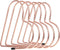 Abaodam Retractable Metal Bookend Desk Organizer Rose Gold Heart Design Multi-Function Office
