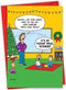 NobleWorks Funny Christmas Card with 5 x 7 Inch Envelope - Merry Christmas Holiday F'in Dickhead 1533