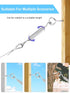 TooTaci M5 Turnbuckle Hook and Eye, 10pcs 304 Stainless Steel Turnbuckles for Cables, Tension Cable Tightener