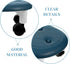 Blue Rolling Stool with Wheels - Compact and Portable Foot Rest