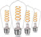 Tiadio 4-Pack Vintage LED Edison Bulbs 60W Equivalent- ST58/ST19 6W E26 Dimmable Light