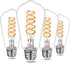 Tiadio 4-Pack Vintage LED Edison Bulbs 60W Equivalent- ST58/ST19 6W E26 Dimmable Light