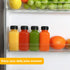 6pcs 8oz Moretoes Plastic Juice Bottles with Caps, Clear Empty Reusable Water Bottles, Disposable Beverage Containers