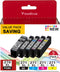 PGI-270XL/CLI-271XL 5 Color Value Pack Compatible Replacement for Canon 271 Ink Cartridges for PIXMA MG7720 TS6020