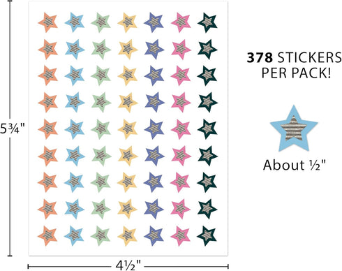 Teacher Created Resources Home Sweet Classroom Stars Mini Stickers, Pack of 378