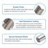 1/2 Inch 19/32" 2 1.18 Inch YG6 HARFINGTON Straight Router Bit Shank Cutting Dia, Flutes Cutting Length Carbide Cutter
