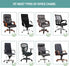 Office Chair Cover - Universal Stretch Desk Chair Slipcovers (Size: M) - Black