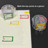 Extractable PET Arrow Clear Sticky Notes, Page Tabs, Sticky Tabs for Annotated Book Page Markers and Document Bookmarks