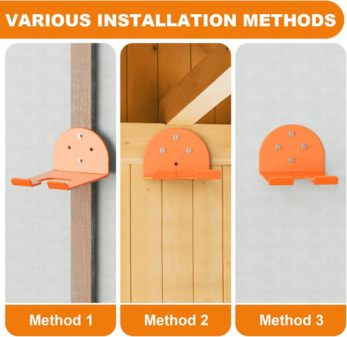 Trimmer, Trimmer, 2 Pack Weedeater Hanger, Heavy Duty Weed Eater Hanger Wall Mount, Garden Power Tool Holder