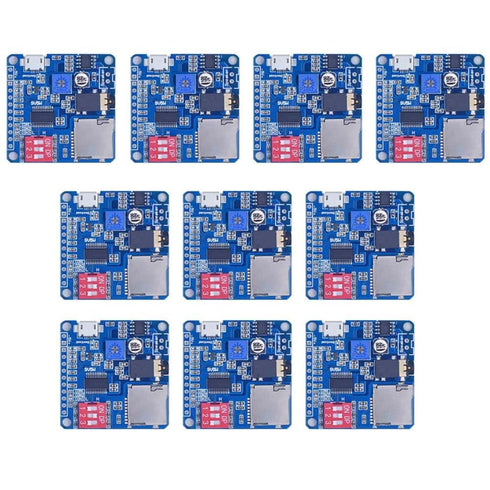 Fullnightfirefly 10pcs MP3 Voice Playback DY-SV5W Player Music IO Trigger UART Serial Control