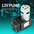 FTVOGUE Oilless Vacuum Pump Mini DC12V 42W Brush Piston Pressure Pump Flow 40L/min