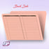 Real Estate Listing Folder - Right Panel List, Durable Card Stock with Closing Checklist (Pink, Pack of 25)