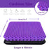 Gel Seat Cushion for Long Sitting, Double Thick Office Desk Cushion for Back, Hip, Sciatica Pain Relief, Cooling Game