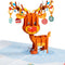 Paper Love 3D Reindeer Pop Up Christmas Card, Gift for Christmas or Holidays, 5" x 7" Cover with Envelope and Removable