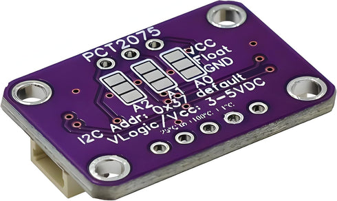 2Pcs PCT2075 11 Bit Higher Accuracy ADC Measurement I2C Temperature Sensor, Compatible with QT/Qwiic