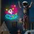 15.7513.6, Astronaut Neon Sign for Kids Room LED Space Neon Light with Moon and Cloud Cute Galaxy Theme Night Light